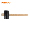 Rubber Mallet, Black,Wooden Handle