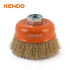 Cup Brush,Crimped Brass Wire
