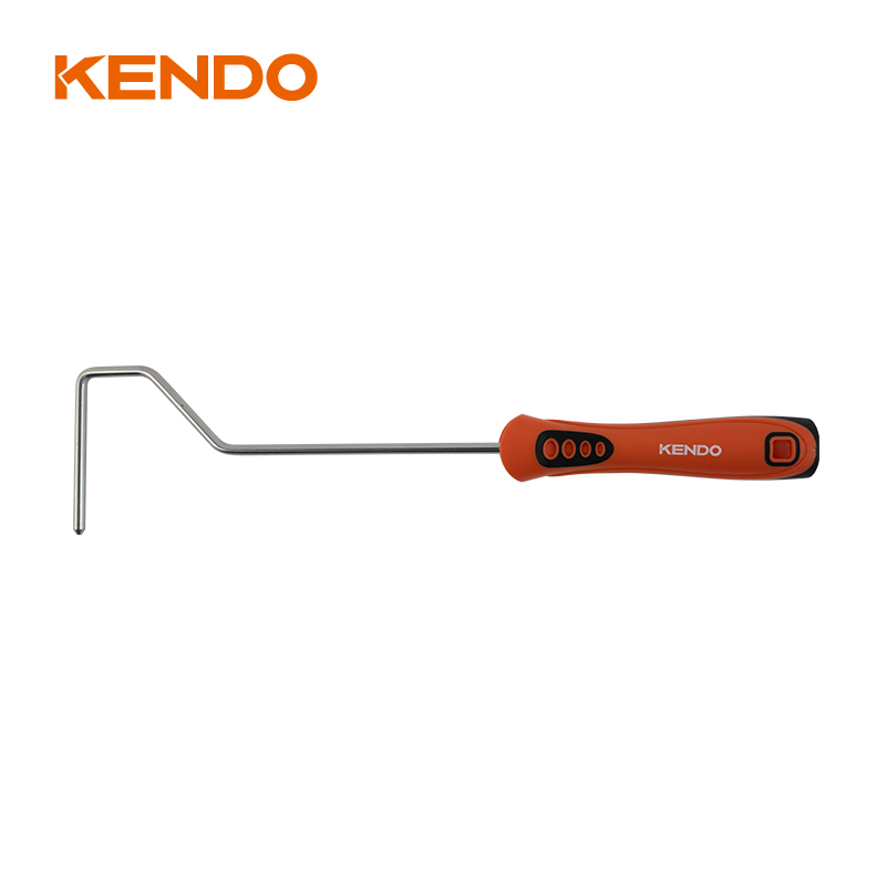 Mini long arm steel wire paint roller frame