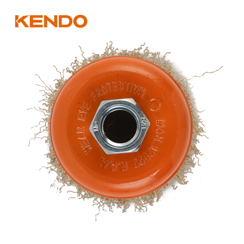 Cup Brush,Crimped Brass Wire