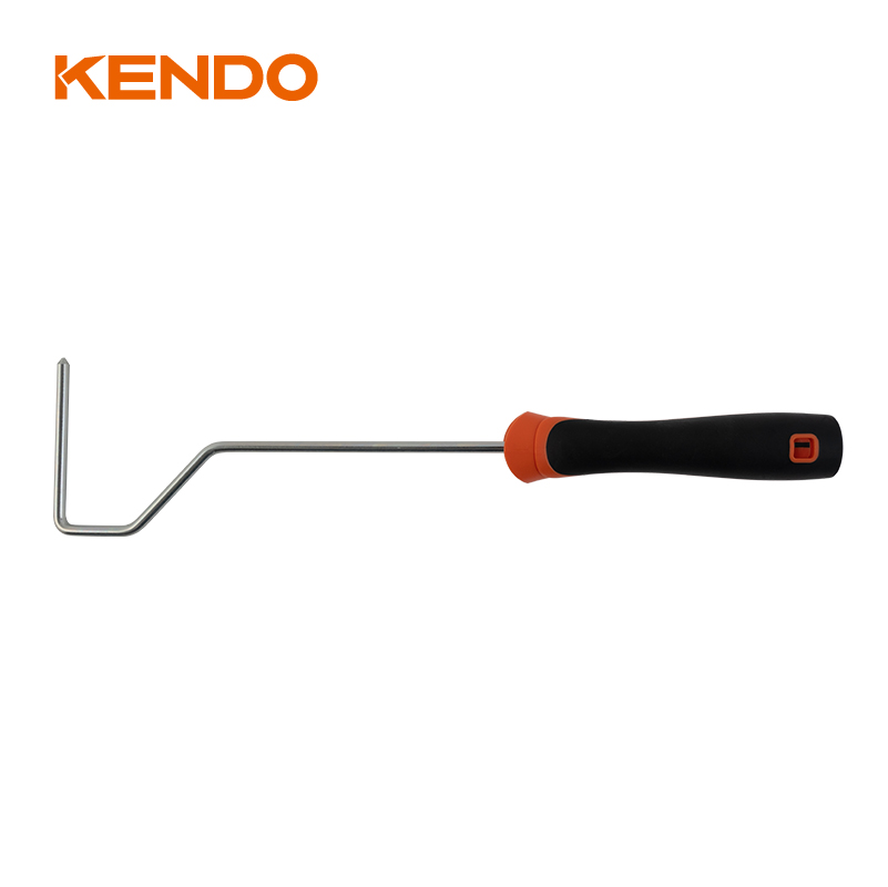 Mini long arm steel wire paint roller frame