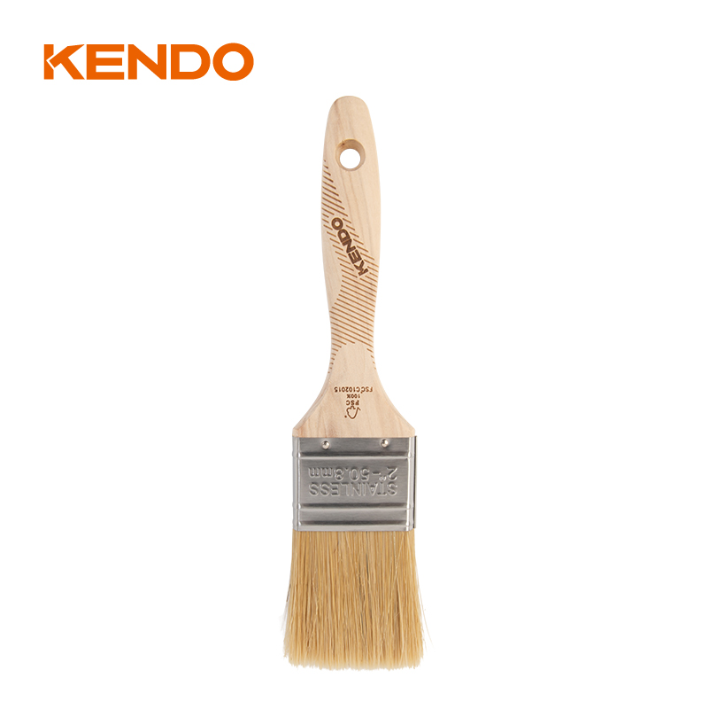 Bristle Paint Brush Wooden Handle